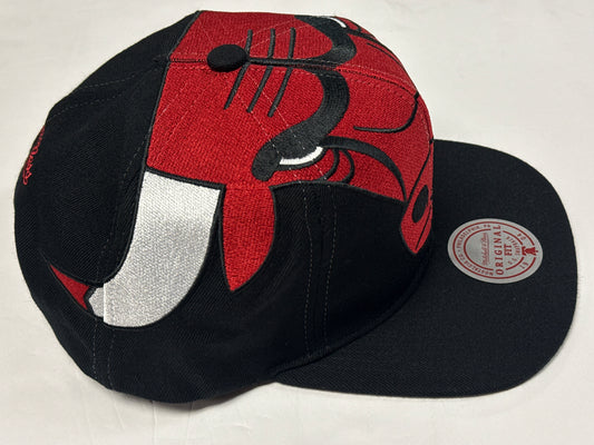 MITCHEL & NESS Chicago bulls XL LOGO SNAPBBACK HAT
